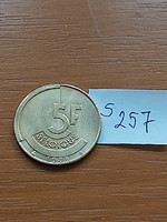 Belgium belgique 5 francs 1986 nickel-bronze, i. King Baudouin s257