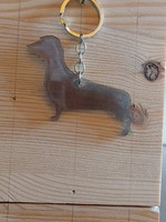 Key chains in the shape of a dachshund