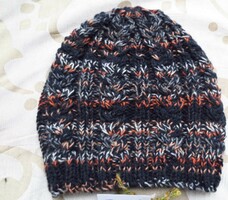 Hand-knitted, unique men's hat new