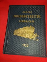 1932 Jenő Bakos: Almanac of Hungarian locomotive drivers biography railway history Tolnai - printing house