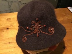 Hat - angora, unique, handmade, new