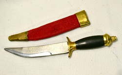 Marked Indian dagger with sheath