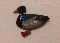 Badge in the shape of a wild duck, brooch