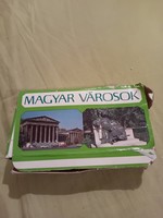 Magyar városok retro kártya memóriakártya