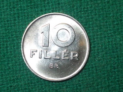 10 Filér 1989 ! It was not in circulation! Greenish!