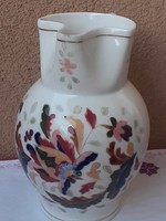 Zsolnay large antique earthenware jug