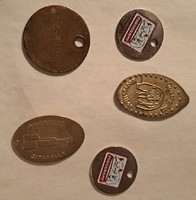 Personal delivery Budapest xv. District, or I will post it. 5 commemorative tokens citadel.