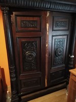 Carved wardrobe