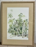 Tömpe emöke: cultural struggle (48.5 x 32 cm watercolor cardboard)