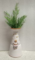 Karácsonyi angyalkás váza