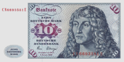 Nszk Germany 10 dm 1980 unc