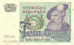 5 Korona kronor 1979 Sweden 1.