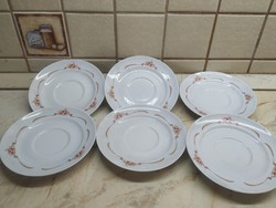 Alföldi porcelain berry-patterned small plate and teacup coaster for sale!