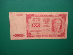 Lengyelország 100 zloty zlotych 1948  Ritkább!