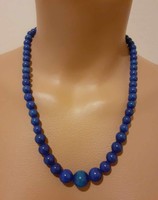 Lapis lazuli made from shrinking grains? Necklace
