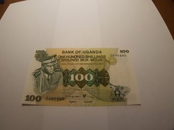 Uganda 100 shillings 1973 oz