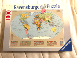 World map ravensburger 1000 piece puzzle