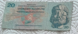Czechoslovakia 20 crowns (banknote-1970)