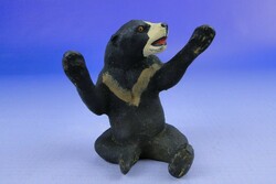 0E023 antique German lineol bear figurine