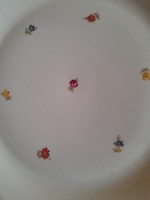 Zsolnay sprinkled floral shield seal center plate