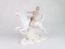 0J390 old wallendorf porcelain on amazon horse