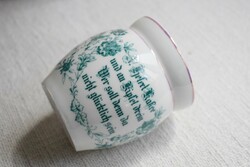 Antique painted angel German text pattern porcelain hot coffee cup 9x8.5cm+ear Monarchy time