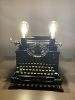 Antik Royal írógép lámpa asztali lámpa