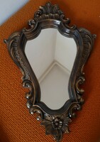 Baroque mirror in carved frame
