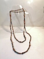 Colored bone necklace (1077)