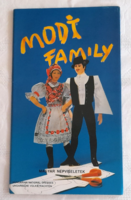 Magyar népviseletek  - Modi Family kivágó könyv - 1990 - 1 db Foglalva boszikatta részére!