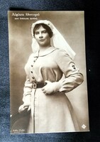 Circa 1942 Queen Elizabeth Sissi's granddaughter Archduchess Augusta volunteer nurse Kallos photo photo sheet