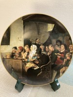 Benjamin dautier: in church, bradex decorative plate