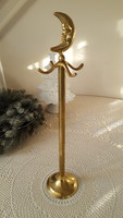 Lunar, brass Advent wreath holder, stand, Christmas home decoration element