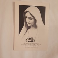 Prayer card of the words of Our Lady of Fatima for Lucia in 1927