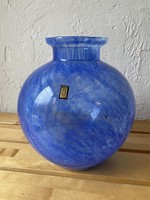 Karcagi fátyolüveg váza - nagy