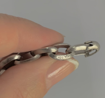 Vintage thick 925 silver bracelet unisex bracelet gliederarmband 20 cm long