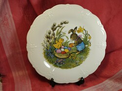 Beautiful porcelain Easter serving bowl, centerpiece