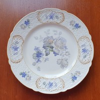 Bavaria német porcelán tálaló süteményes tál tányér virágos régi vintage kínáló