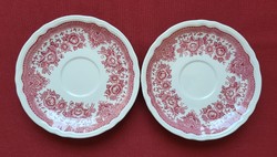 2db Villeroy & Boch Fasan Mettlach porcelán csészealj tányér tálka