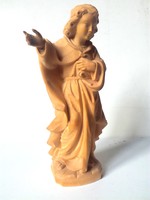 Original hand-carved wooden statue of St. Rudolph