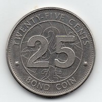 Zimbabwe 25 cent, 2014, Bond