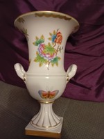 Herend vbo victoria pattern 150 year jubilee goblet vase