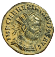Maximianus Herculius 295-299 Antoninianus Radiatus, Jupiter, Roman Empire
