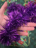 Purple garland Christmas tree decoration boa