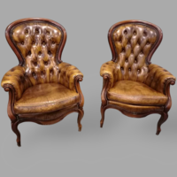 Chesterfield armchairs