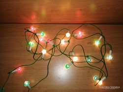 Retro Christmas tree light bulb line