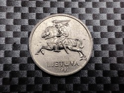 Lithuania 1 cent, 1991