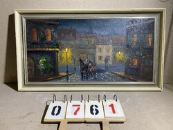 Roth Munchen olaj, vászon festménye, 100 x 50 cm-es. 0761