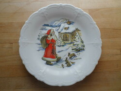 Tirschenreuth Bavaria BARONESSE téli mintás tányér lapostányér 26,5 cm