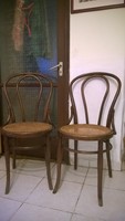 A pair of antique thonet chairs, solid, stable - also for sale